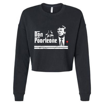 Don Poorleone Funny Anti Trump Cropped Pullover Crew