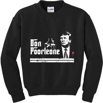 Don Poorleone Funny Anti Trump Kids Sweatshirt