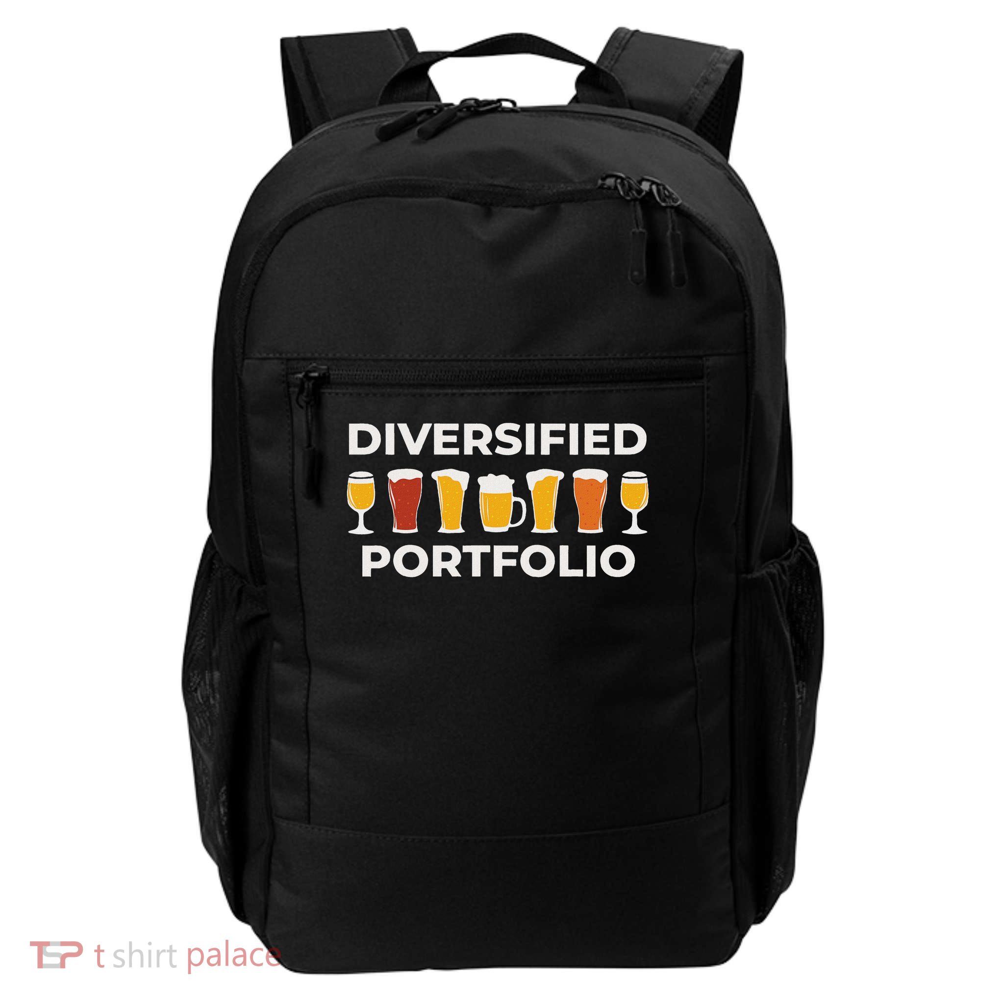 Diversified Portfolio Funny Beer Investor Finance Party Backpack