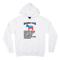 Donkey Pox Funny Symptoms Political Anti Biden Hoodie