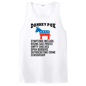 Donkey Pox Funny Symptoms Political Anti Biden PosiCharge Competitor Tank