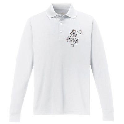 Dandelion Photography For Photographer Camera Performance Long Sleeve Polo