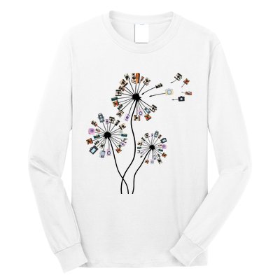 Dandelion Photography For Photographer Camera Long Sleeve Shirt