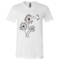 Dandelion Photography For Photographer Camera V-Neck T-Shirt