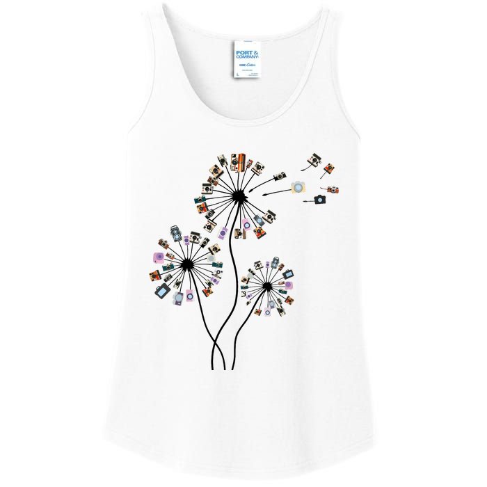 Dandelion Photography For Photographer Camera Ladies Essential Tank