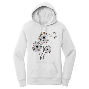 Dandelion Photography For Photographer Camera Women's Pullover Hoodie