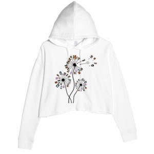 Dandelion Photography For Photographer Camera Crop Fleece Hoodie