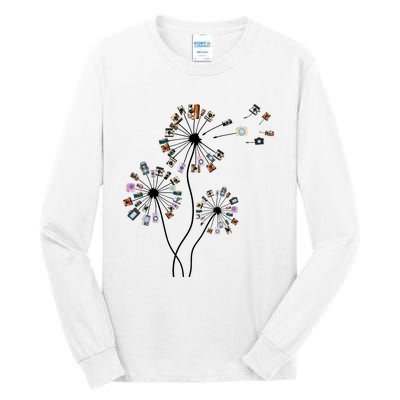 Dandelion Photography For Photographer Camera Tall Long Sleeve T-Shirt