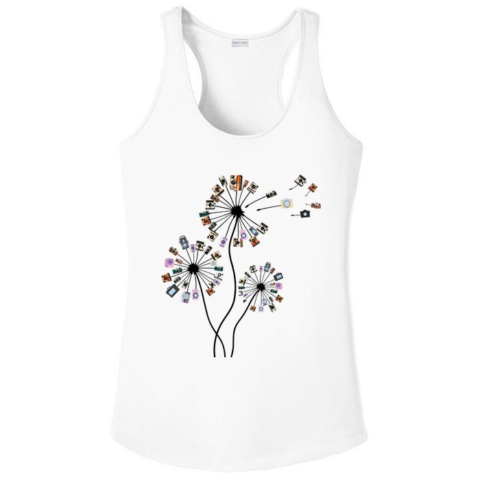 Dandelion Photography For Photographer Camera Ladies PosiCharge Competitor Racerback Tank