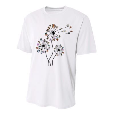 Dandelion Photography For Photographer Camera Performance Sprint T-Shirt