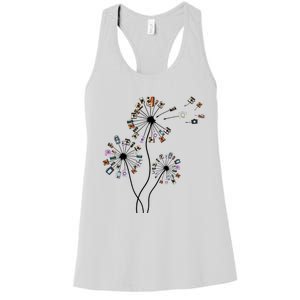 Dandelion Photography For Photographer Camera Women's Racerback Tank