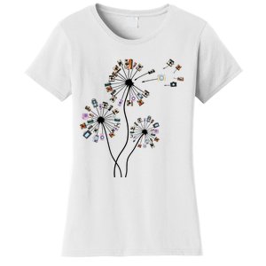 Dandelion Photography For Photographer Camera Women's T-Shirt