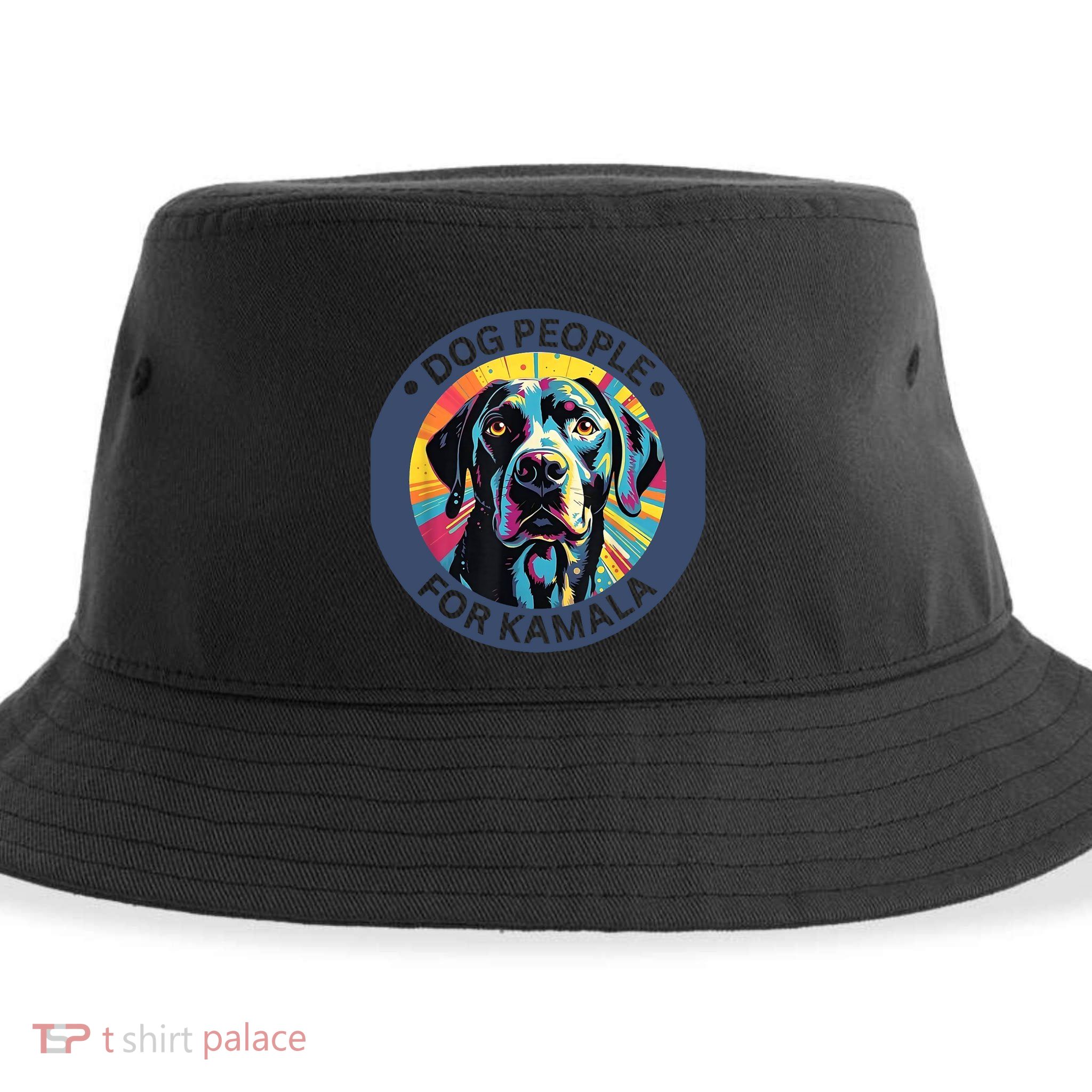 Dog People For Kamala Harris Sustainable Bucket Hat