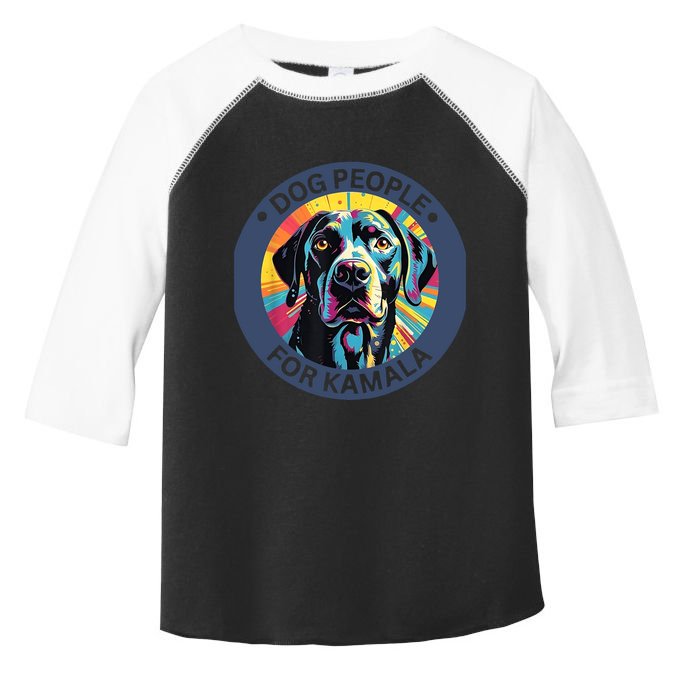 Dog People For Kamala Harris Toddler Fine Jersey T-Shirt