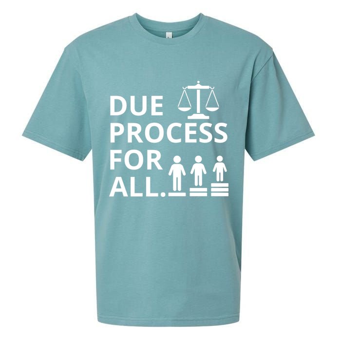 Due Process For All Sueded Cloud Jersey T-Shirt