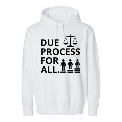 Due Process For All Garment-Dyed Fleece Hoodie