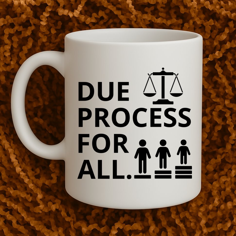 Due Process For All Mug