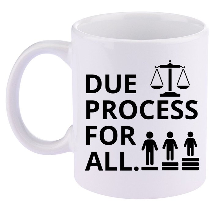 Due Process For All 11oz C Handle Ceramic Mug