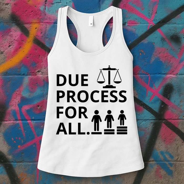Due Process For All Womens Tank Top