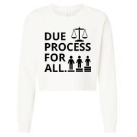 Due Process For All Cropped Pullover Crew
