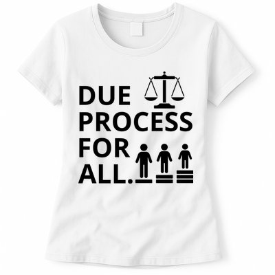 Due Process For All Womens T-Shirt