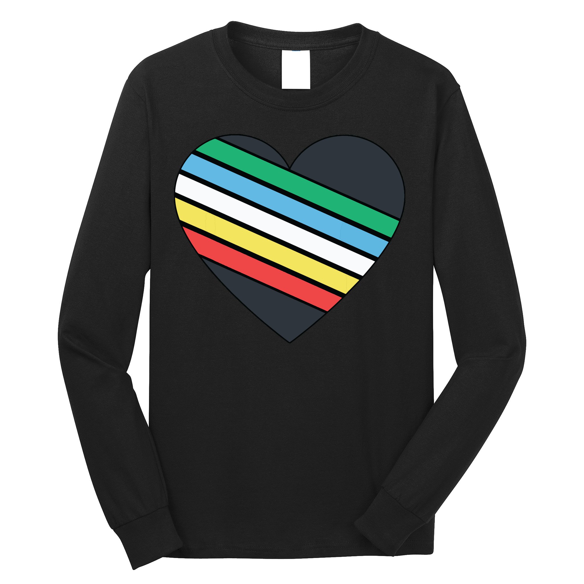 Disability Pride Flag July Disabled Pride Month Awareness Long Sleeve Shirt