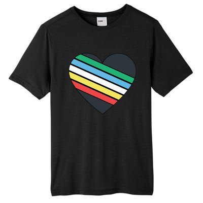 Disability Pride Flag July Disabled Pride Month Awareness Tall Fusion ChromaSoft Performance T-Shirt