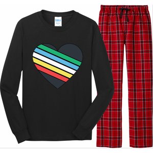 Disability Pride Flag July Disabled Pride Month Awareness Long Sleeve Pajama Set