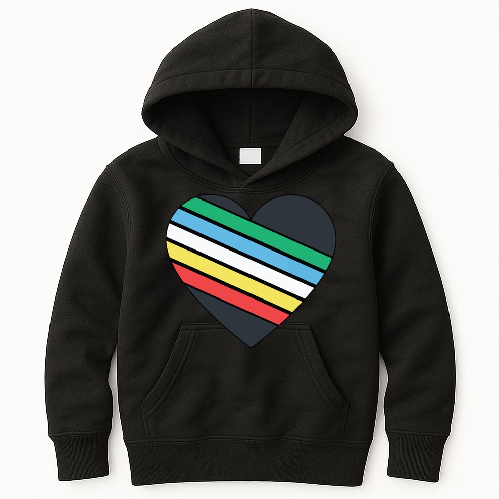 Disability Pride Flag July Disabled Pride Month Awareness Kids Hoodie