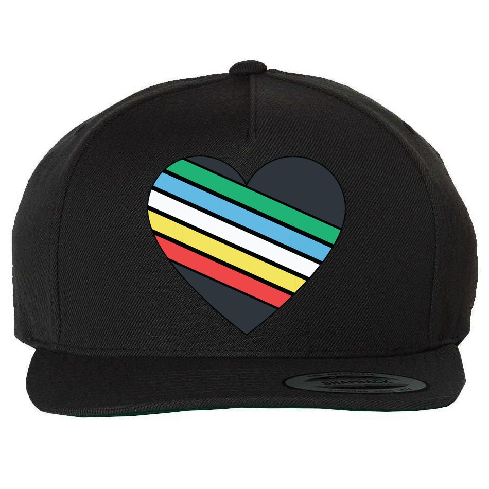 Disability Pride Flag July Disabled Pride Month Awareness Wool Snapback Cap