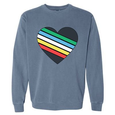 Disability Pride Flag July Disabled Pride Month Awareness Garment-Dyed Sweatshirt