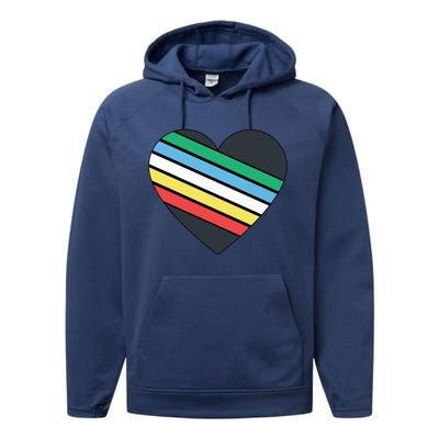 Disability Pride Flag July Disabled Pride Month Awareness Performance Fleece Hoodie