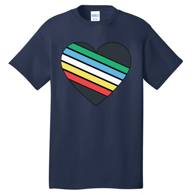 Disability Pride Flag July Disabled Pride Month Awareness Tall T-Shirt