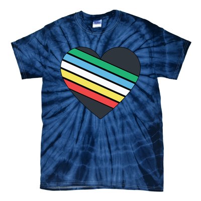 Disability Pride Flag July Disabled Pride Month Awareness Tie-Dye T-Shirt