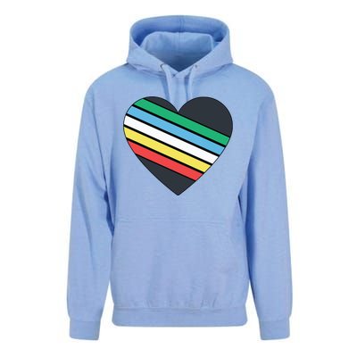 Disability Pride Flag July Disabled Pride Month Awareness Unisex Surf Hoodie