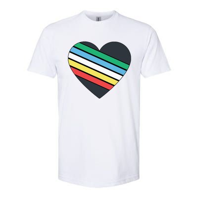 Disability Pride Flag July Disabled Pride Month Awareness Softstyle® CVC T-Shirt