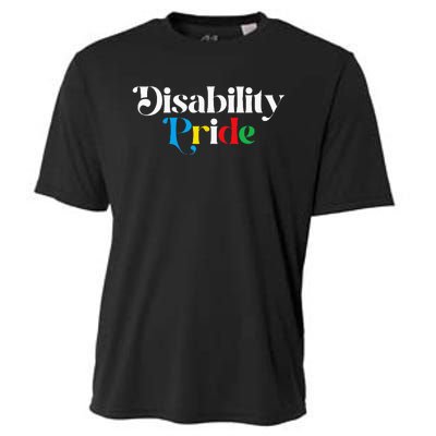 Disability Pride Flag July Disabled Pride Month Awareness Cooling Performance Crew T-Shirt