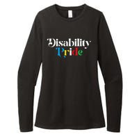 Disability Pride Flag July Disabled Pride Month Awareness Womens CVC Long Sleeve Shirt