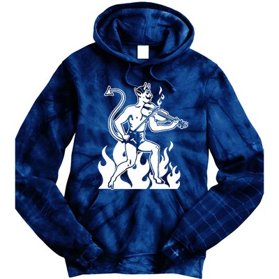 Devil Playing Fiddle Tie Dye Hoodie