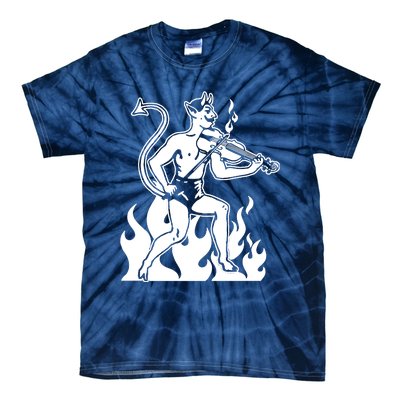 Devil Playing Fiddle Tie-Dye T-Shirt