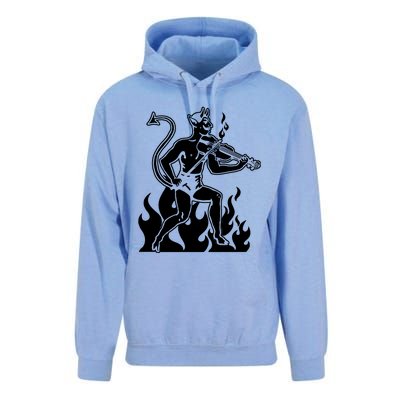 Devil Playing Fiddle Unisex Surf Hoodie