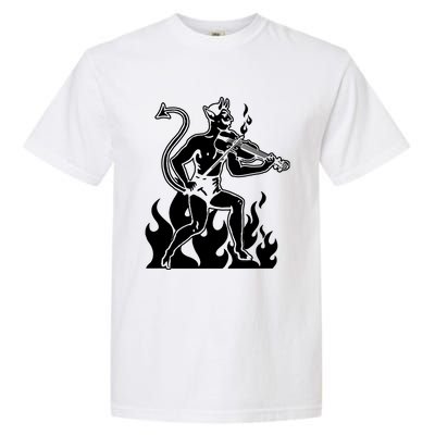 Devil Playing Fiddle Garment-Dyed Heavyweight T-Shirt