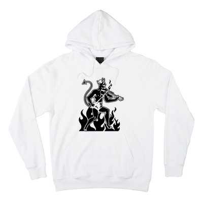 Devil Playing Fiddle Hoodie