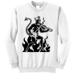 Devil Playing Fiddle Sweatshirt