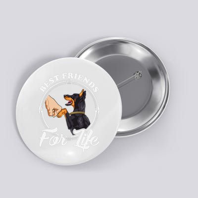 Doberman Pinscher Funny Doberman Lover Button