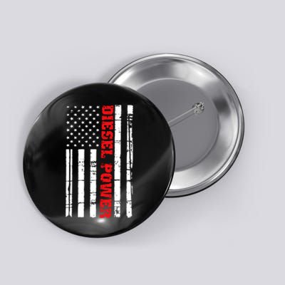 Diesel Power Flag Gift Truck Turbo Brothers Mechanic Button