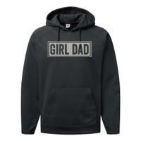 Dad Proud Father of Fathers Day Vintage Performance Fleece Hoodie