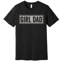 Dad Proud Father of Fathers Day Vintage Premium T-Shirt