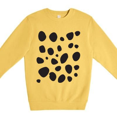 Dalmatian Pattern For Dalmatian Lover Dalmatian Print Premium Crewneck Sweatshirt