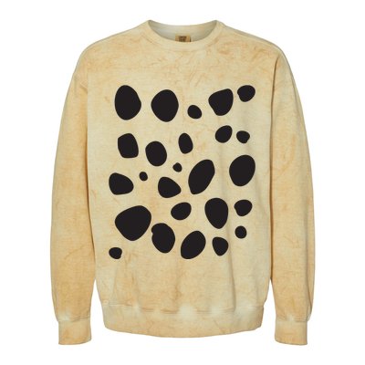 Dalmatian Pattern For Dalmatian Lover Dalmatian Print Colorblast Crewneck Sweatshirt